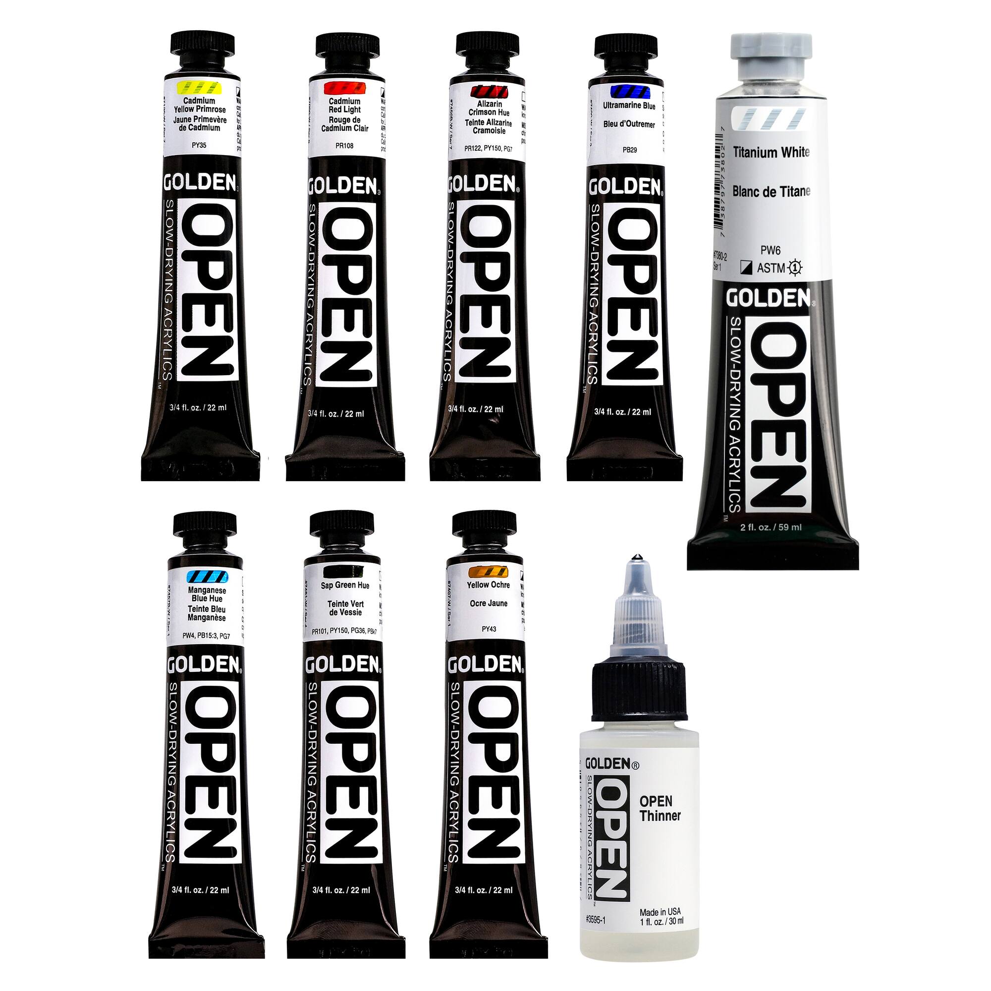 Golden® OPEN Slow-Drying Acrylics Landscape Set